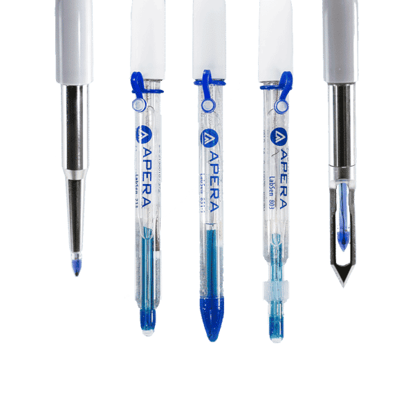 Apera LabSen professionelle pH-Elektroden für alle Anwendungen und weitere Elektroden für Parameter wie pH-Wert, EC, DO etc.